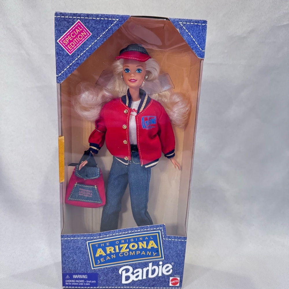 Vintage Barbie Special Edition Arizona Jeans Doll in Red Jacket